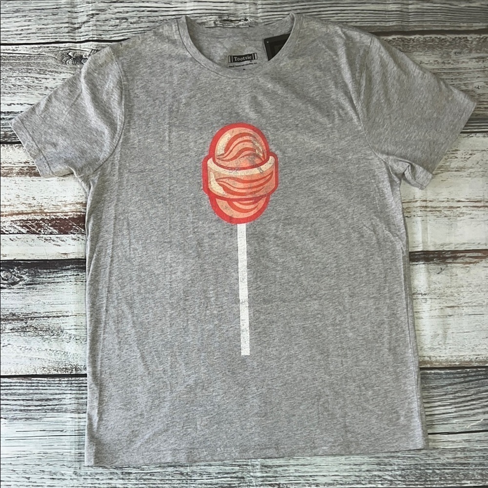 Tootsie Roll Lollipop Graphic Tee Candy T-Shirt Sz L